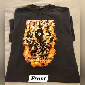 Kiss End Of The Road World Tour T-Shirt. (Unisex)